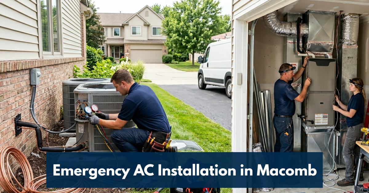 Emergency Ac Installation In Macomb
