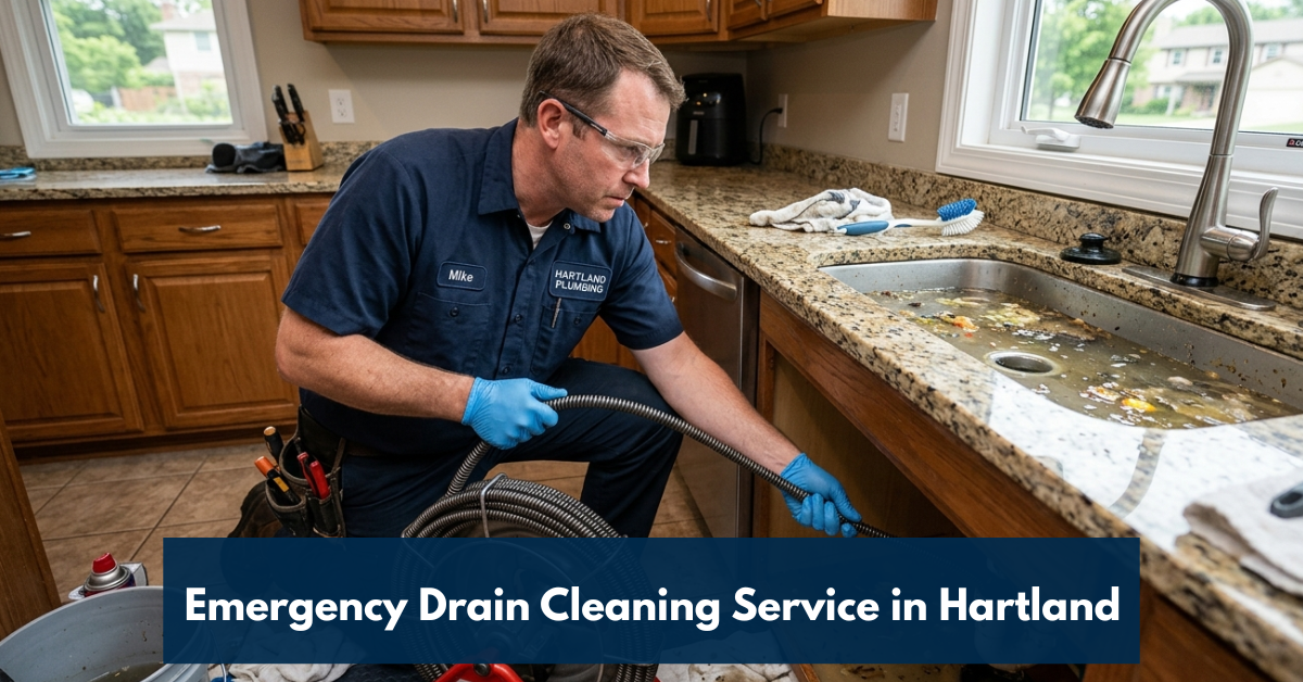 Emergency Drain Cleaning Service In Hartland