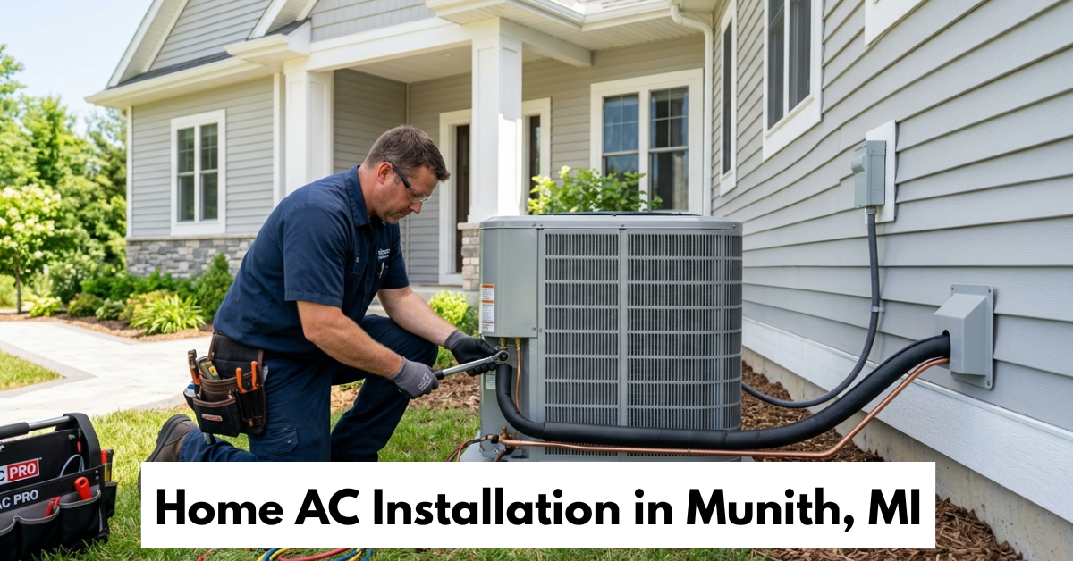 Home Ac Installation In Munith, Mi