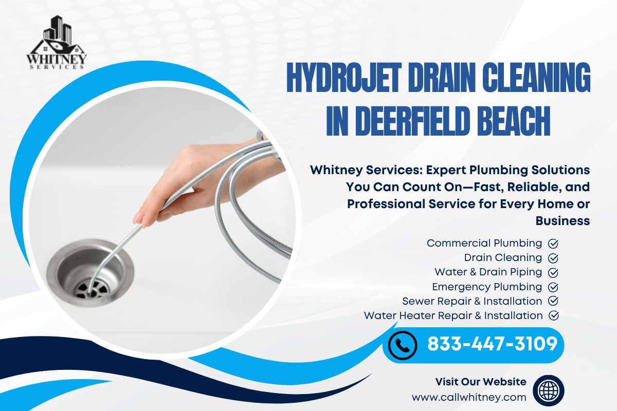 Hydrojet Drain Cleaning In Deerfield Beach