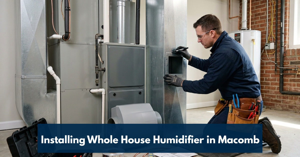 Installing Whole House Humidifier In Macomb