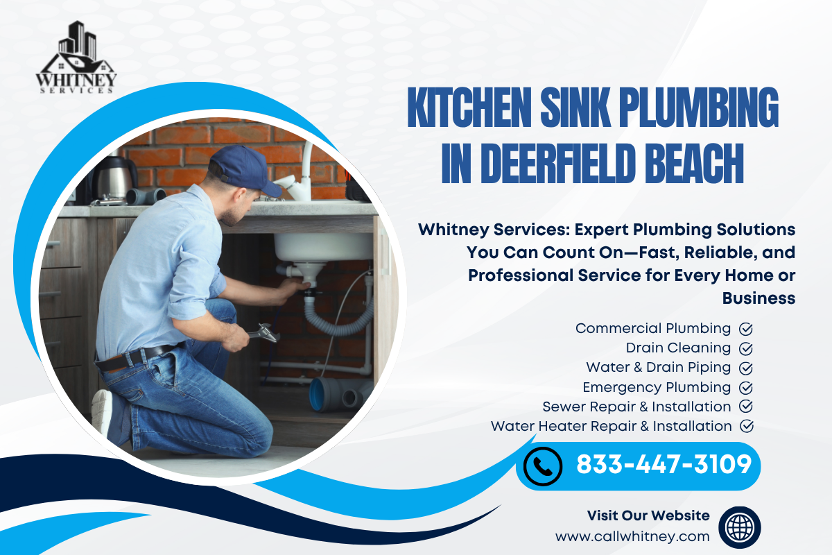 Kitchen Sink Plumbing In Deerfield Beach