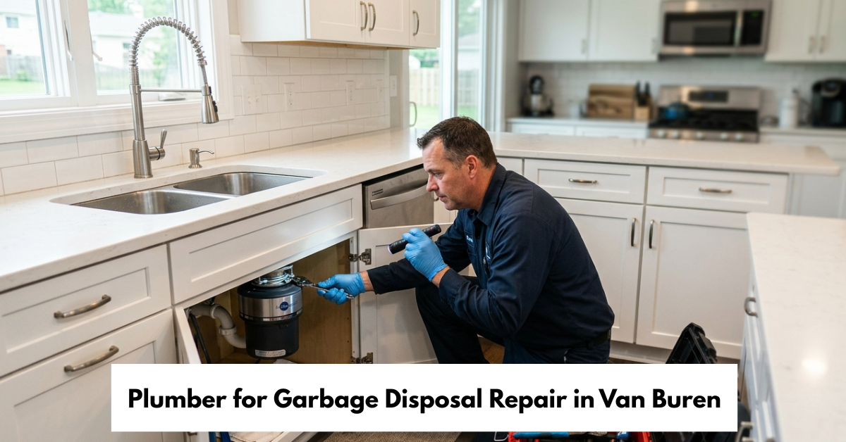 Plumber For Garbage Disposal Repair In Van Buren