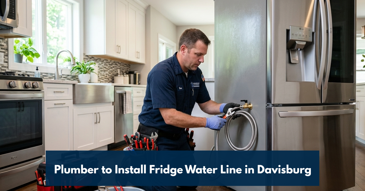 Plumber To Install Fridge Water Line In Davisburg
