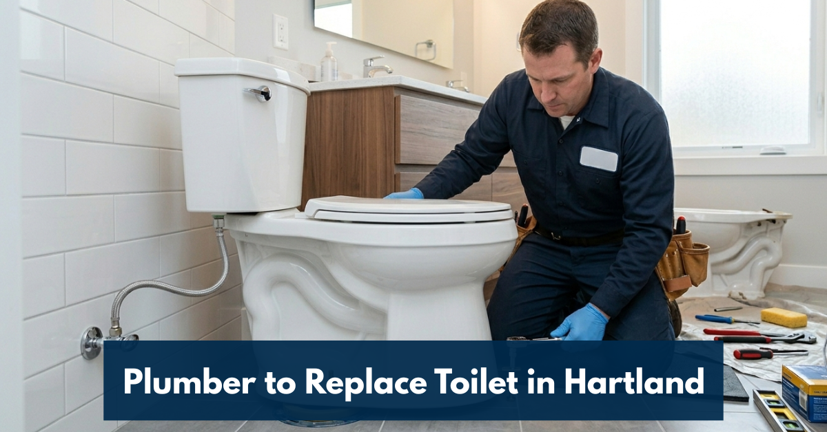 Plumber To Replace Toilet In Hartland