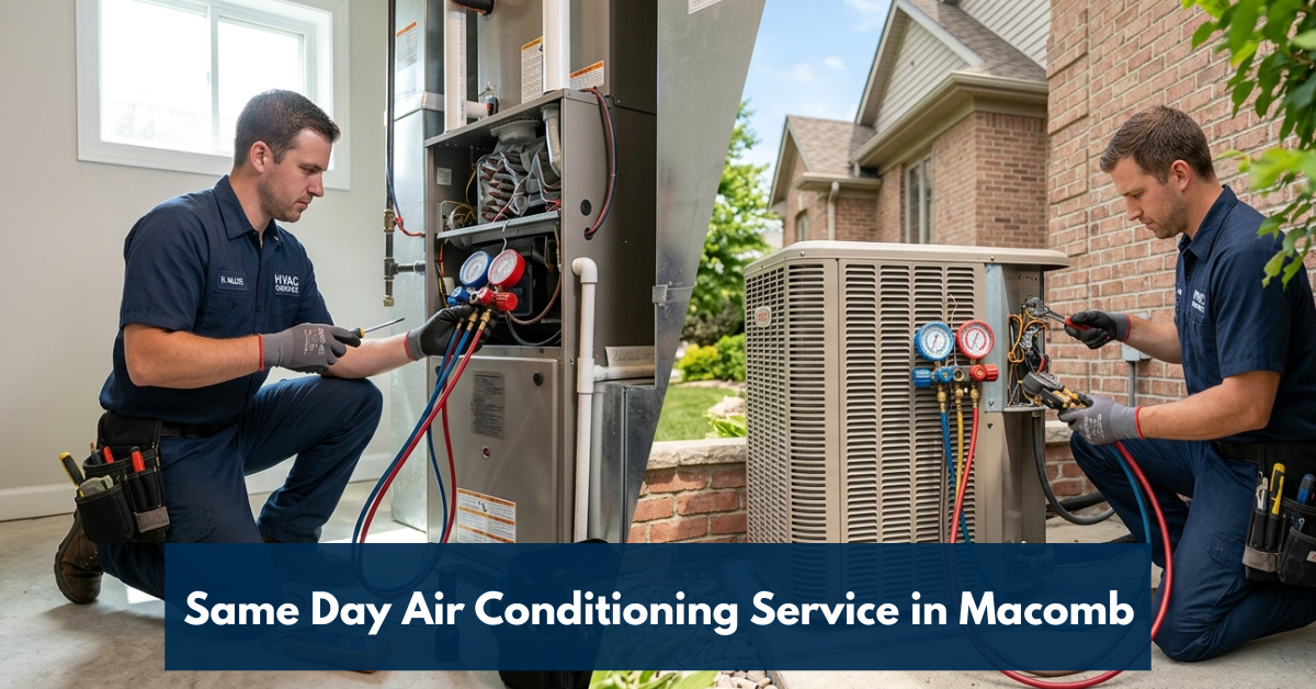 Same Day Air Conditioning Service In Macomb