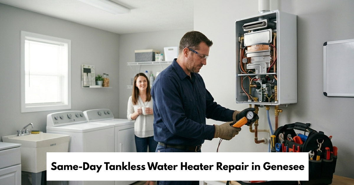 Same Day Tankless Water Heater Repair In Genesee