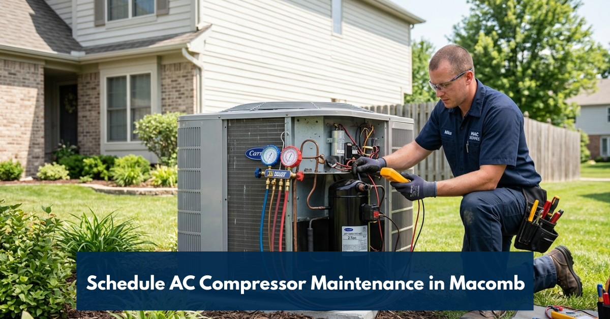 Schedule Ac Compressor Maintenance In Macomb