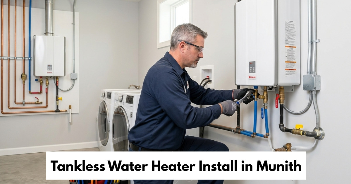 Tankless Water Heater Install In Munith