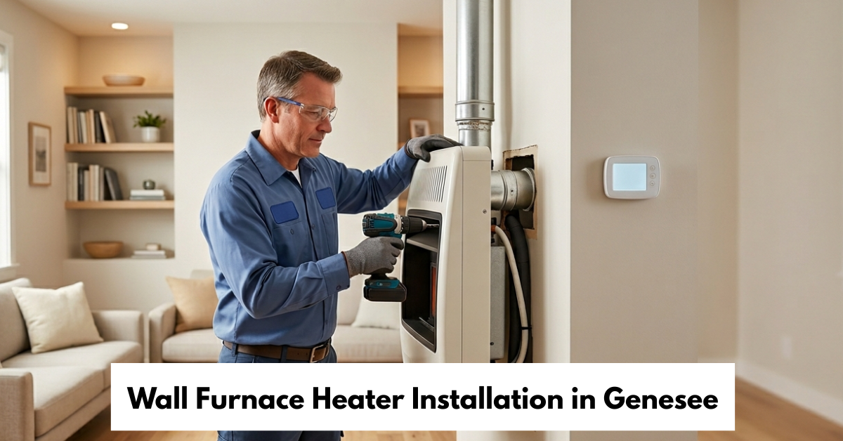 Wall Furnace Heater Installation In Genesee