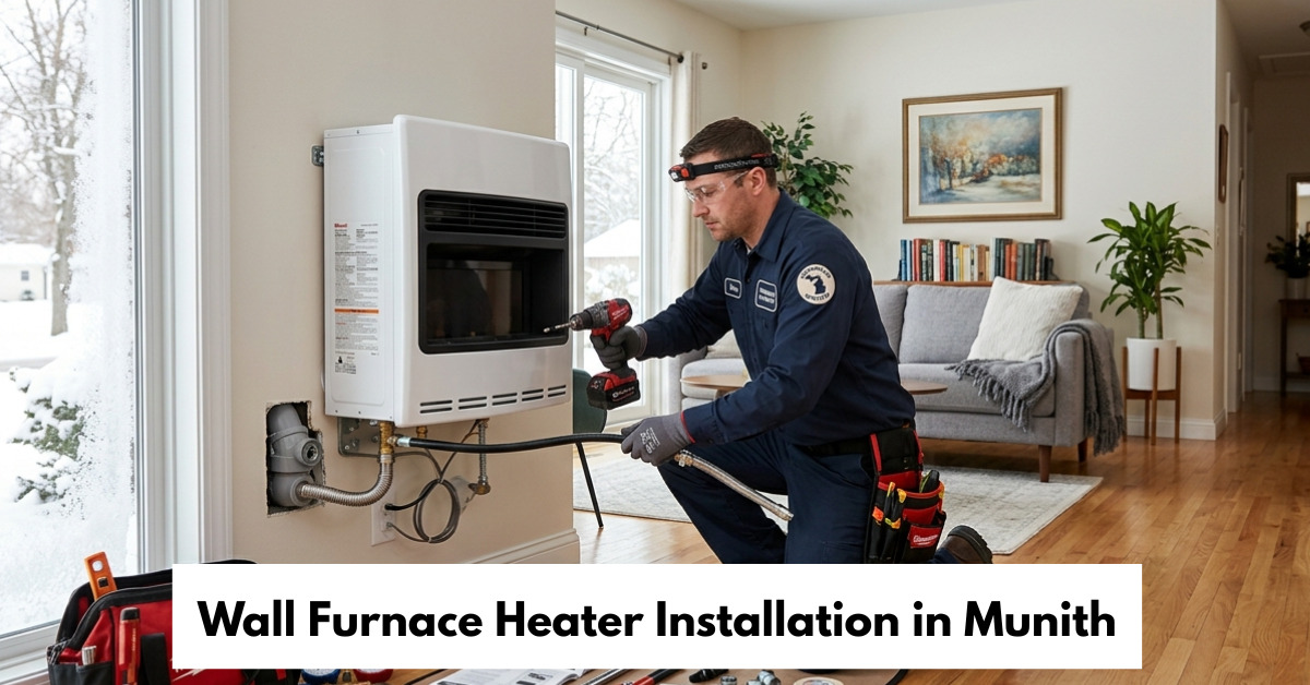 Wall Furnace Heater Installation In Munith