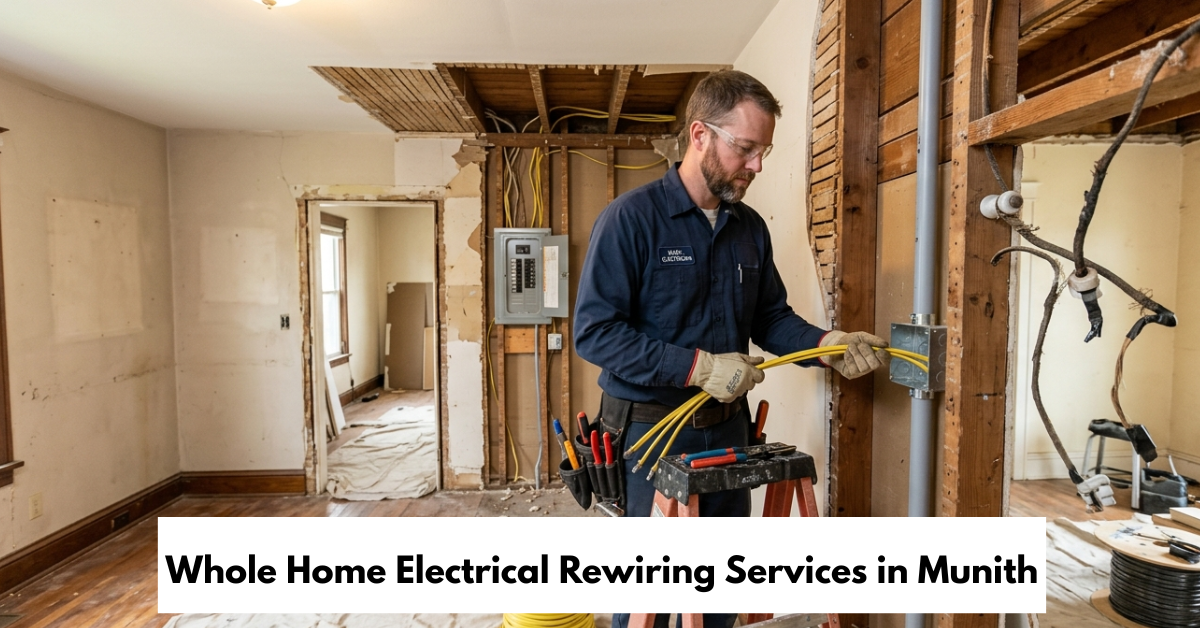 Whole Home Electrical Rewiring Services In Munith