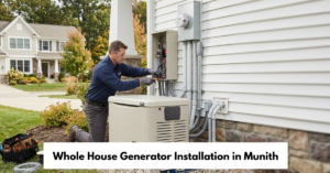 Whole House Generator Installation In Munith, Mi