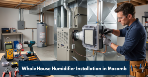 Whole House Humidifier Installation In Macomb