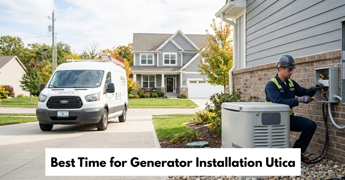 Best Time For Generator Installation Utica