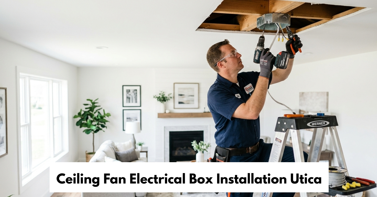 Ceiling Fan Electrical Box Installation Utica