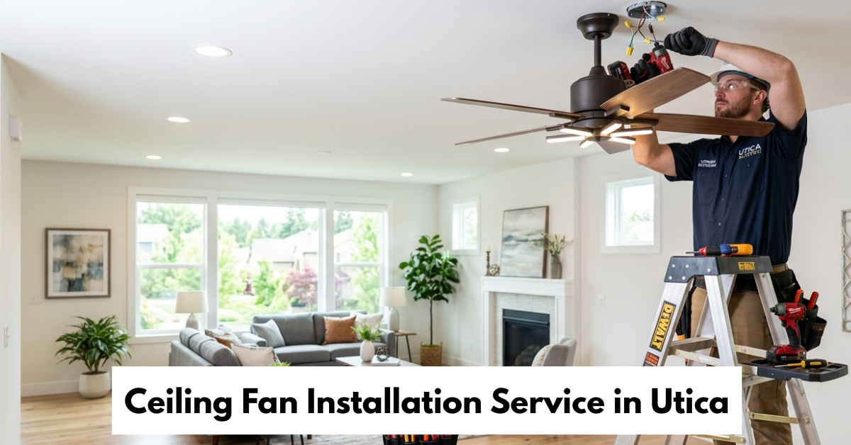 Ceiling Fan Installation Service In Utica