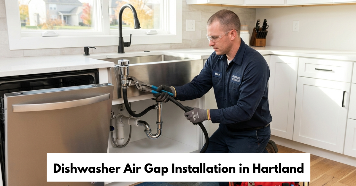 Dishwasher Air Gap Installation In Hartland