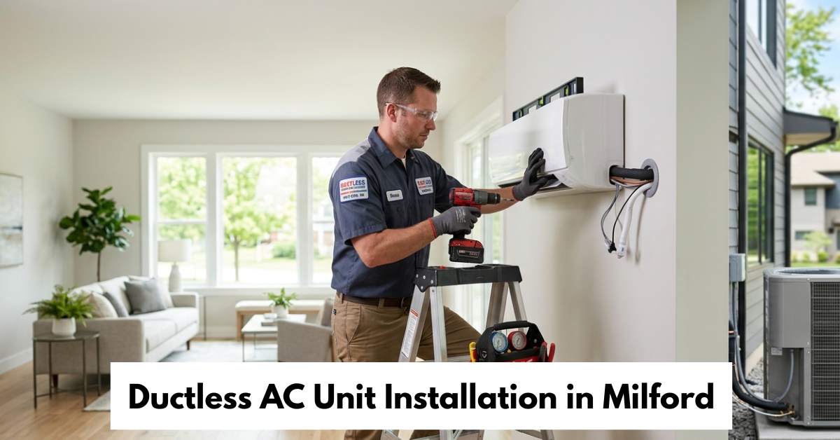 Ductless Ac Unit Installation In Milford