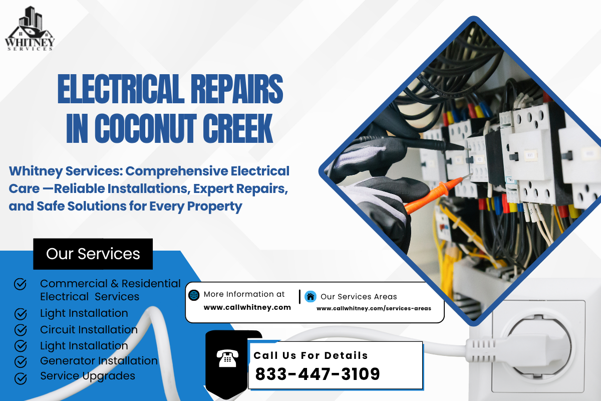 Electrical Repairs In Coconut Creek