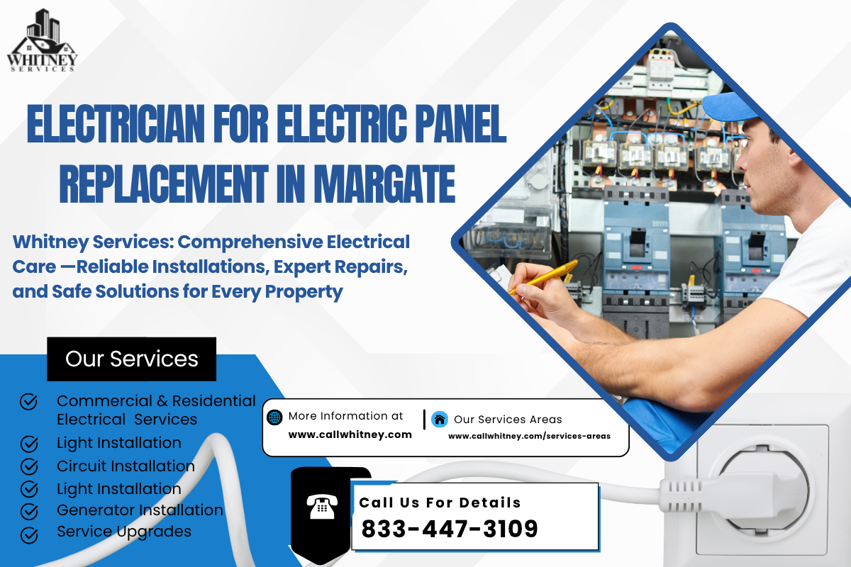 Electrician For Electric Panel Replacement In Margate