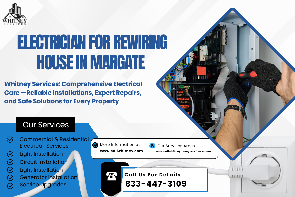 Electrician For Rewiring House In Margate