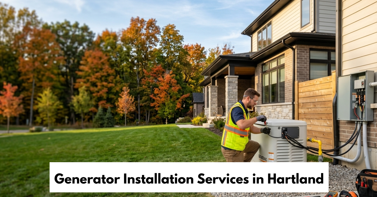 Generator Installation Services In Hartland