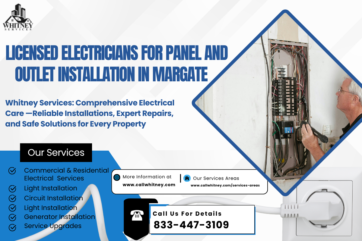 Licensed Electricians For Panel And Outlet Installation In Margate