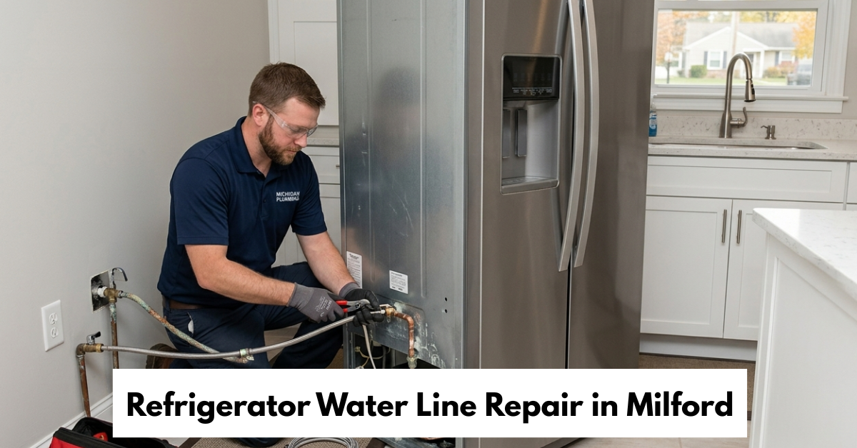 Refrigerator Water Line Repair In Milford