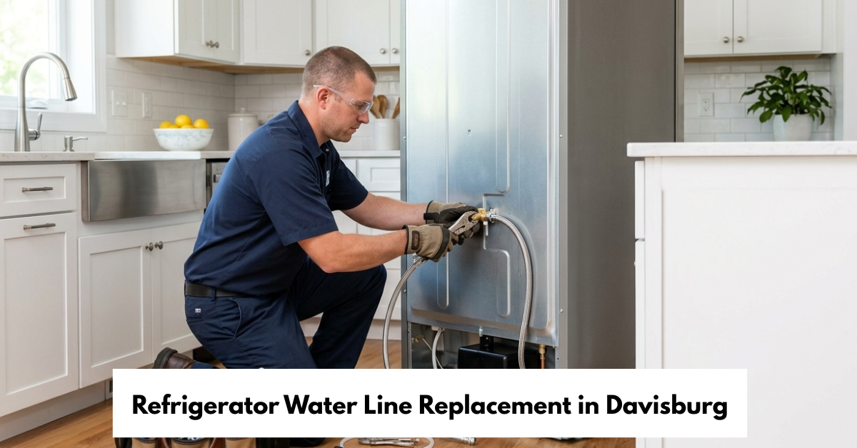 Refrigerator Water Line Replacement In Davisburg