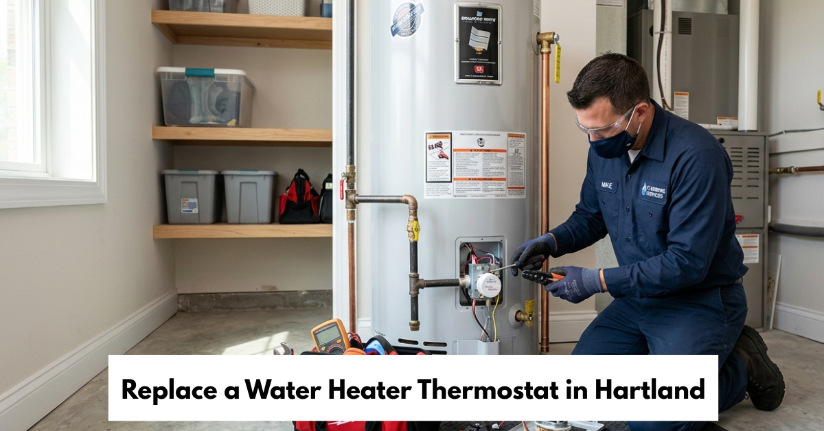 Replace A Water Heater Thermostat In Hartland