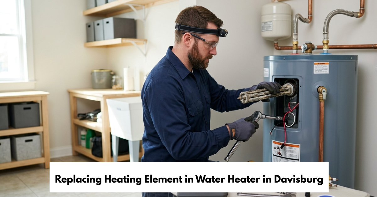 Replacing Heating Element In Water Heater In Davisburg