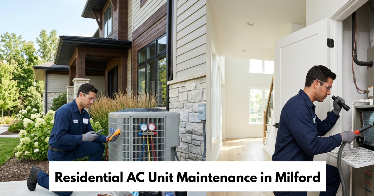 Residential Ac Unit Maintenance In Milford