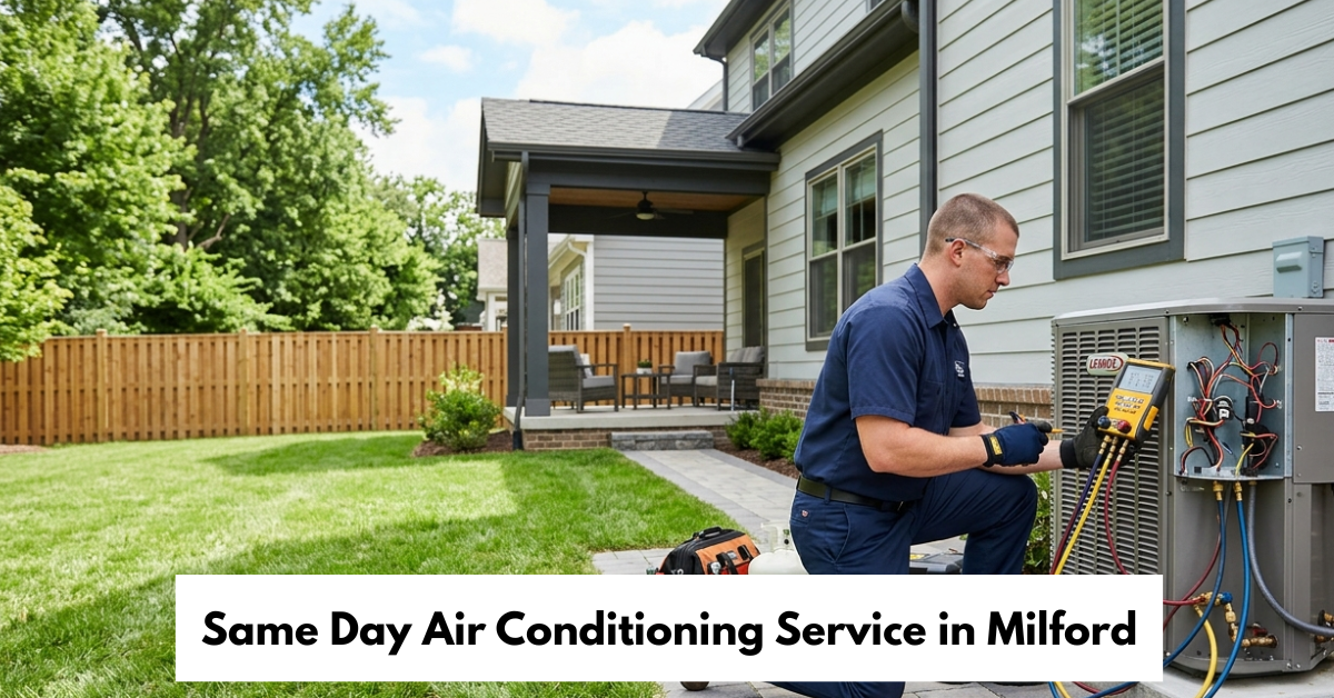 Same Day Air Conditioning Service In Milford