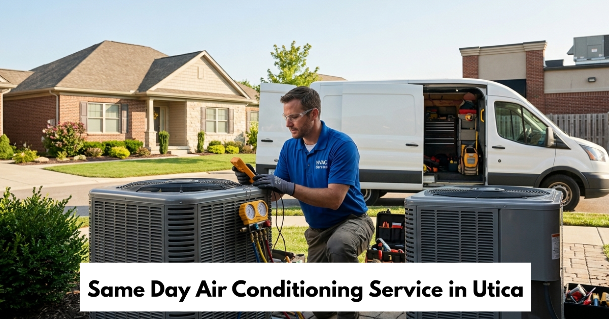Same Day Air Conditioning Service In Utica
