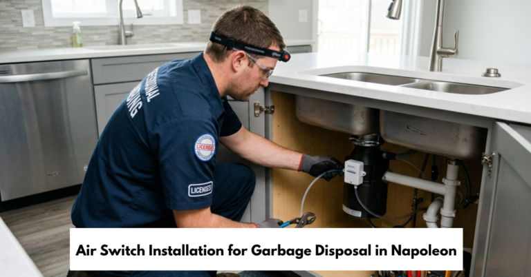 Air Switch Installation For Garbage Disposal In Napoleon