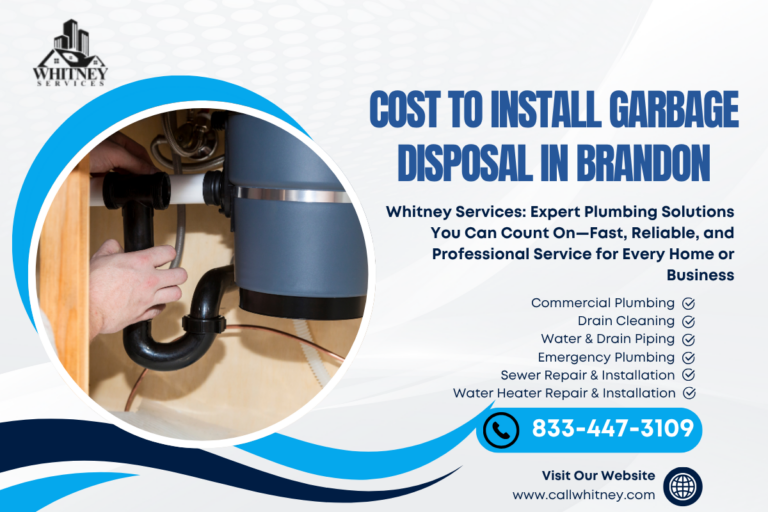 Cost To Install Garbage Disposal In Brandon