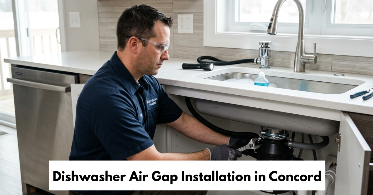 Dishwasher Air Gap Installation In Concord