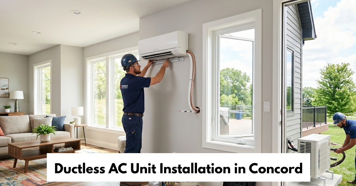 Ductless Ac Unit Installation In Concord