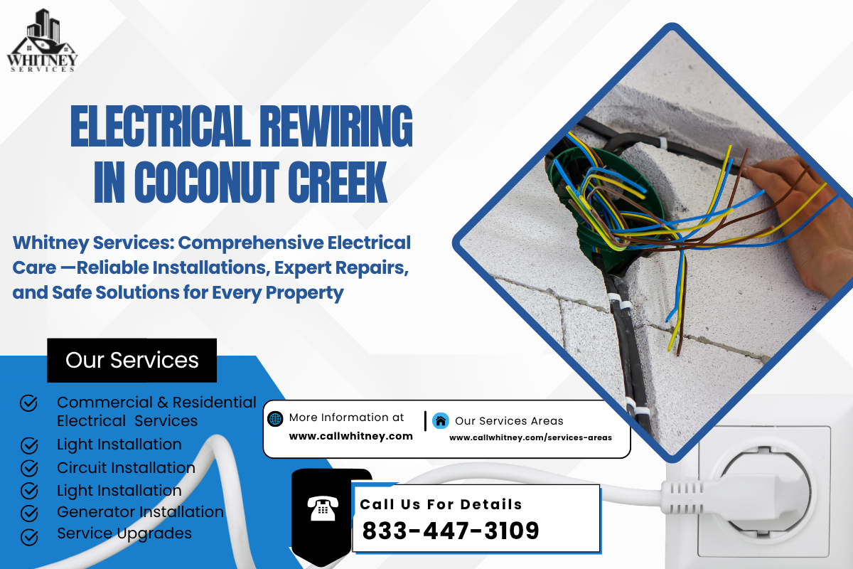 Electrical Rewiring In Coconut Creek