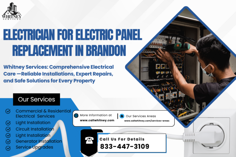 Electrician For Electric Panel Replacement In Brandon