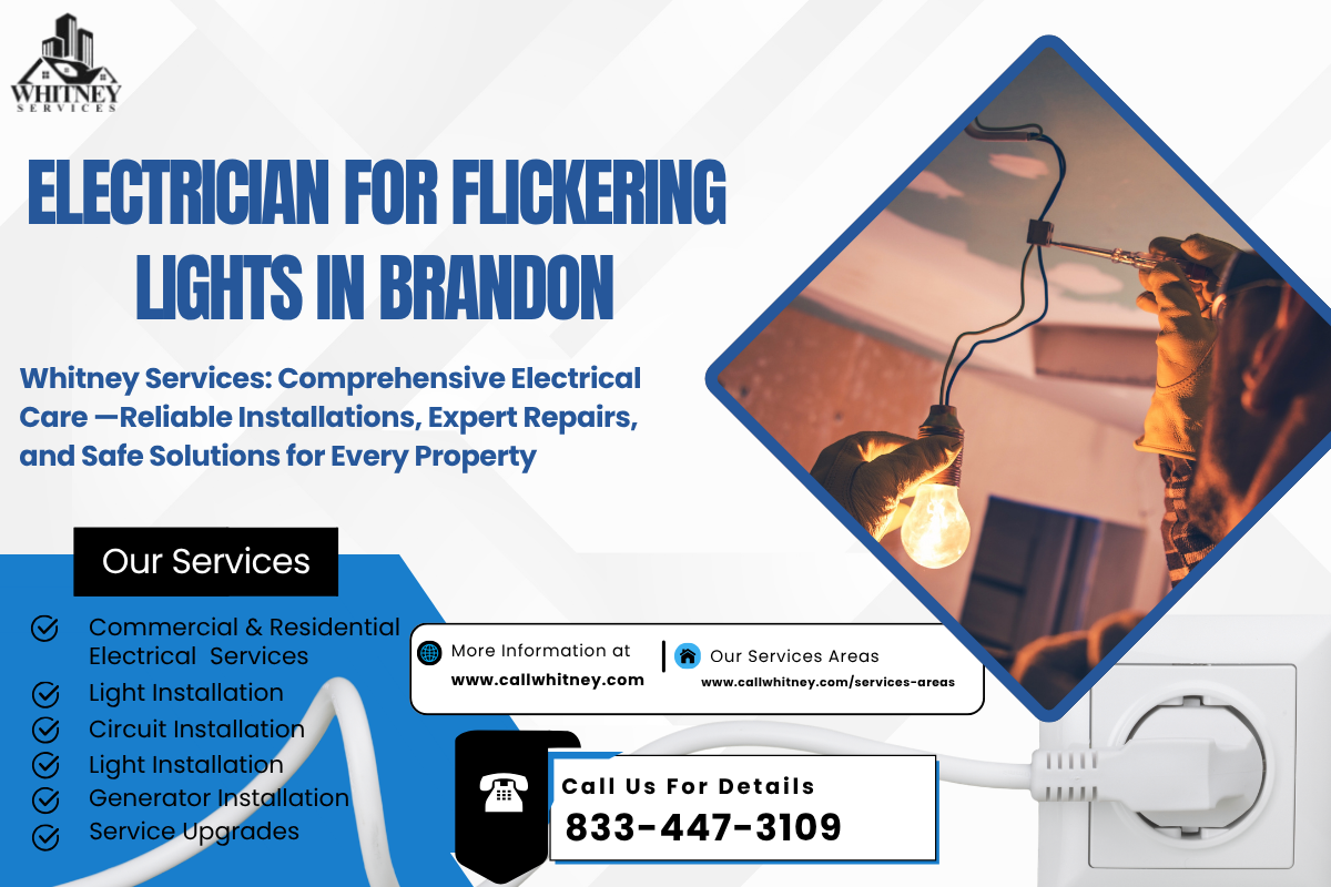 Electrician For Flickering Lights In Brandon