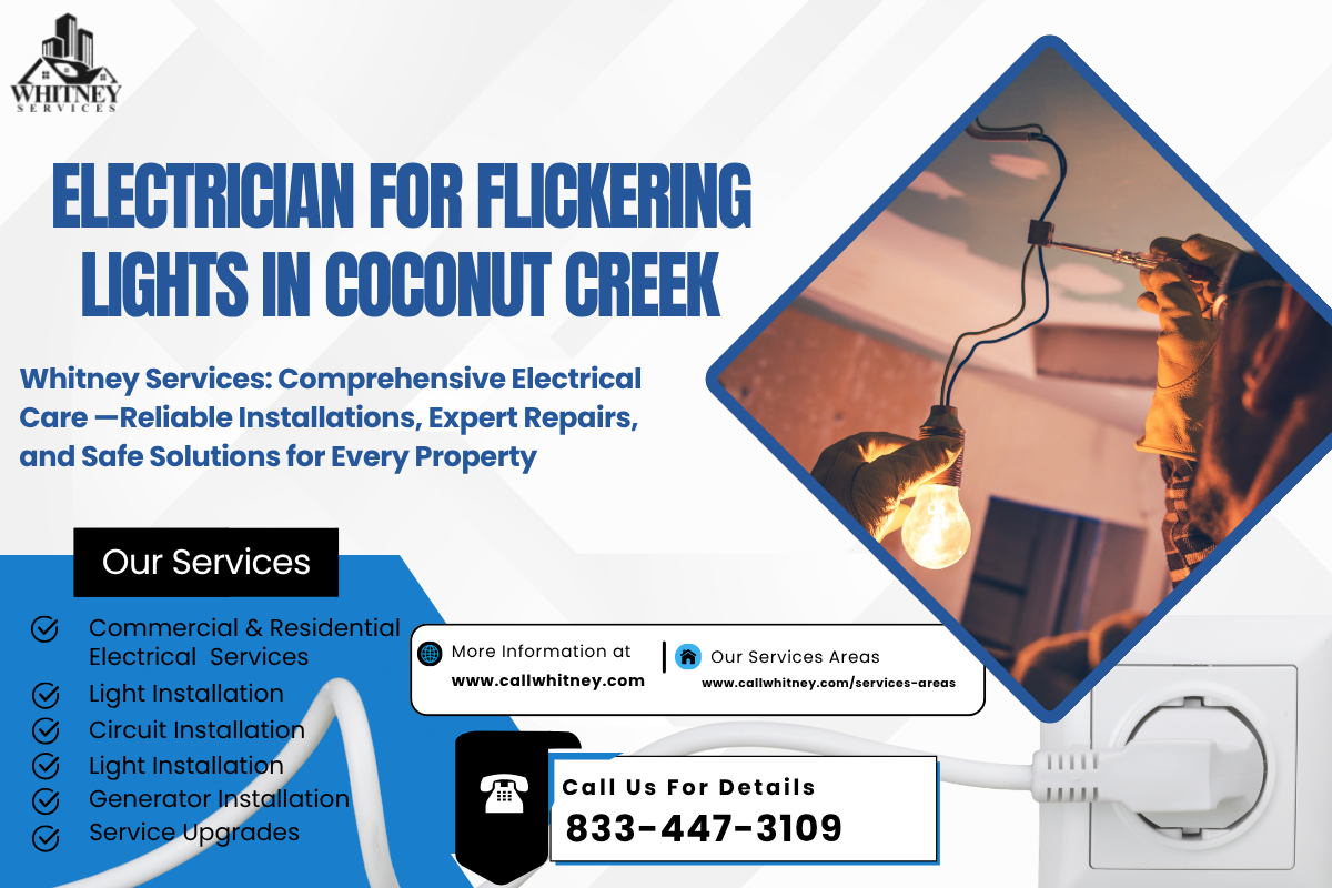 Electrician For Flickering Lights In Coconut Creek