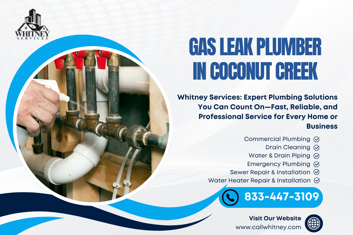 Gas Leak Plumber In Coconut Creek
