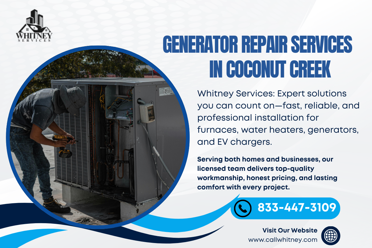 Generator Repair Services In Coconut Creek