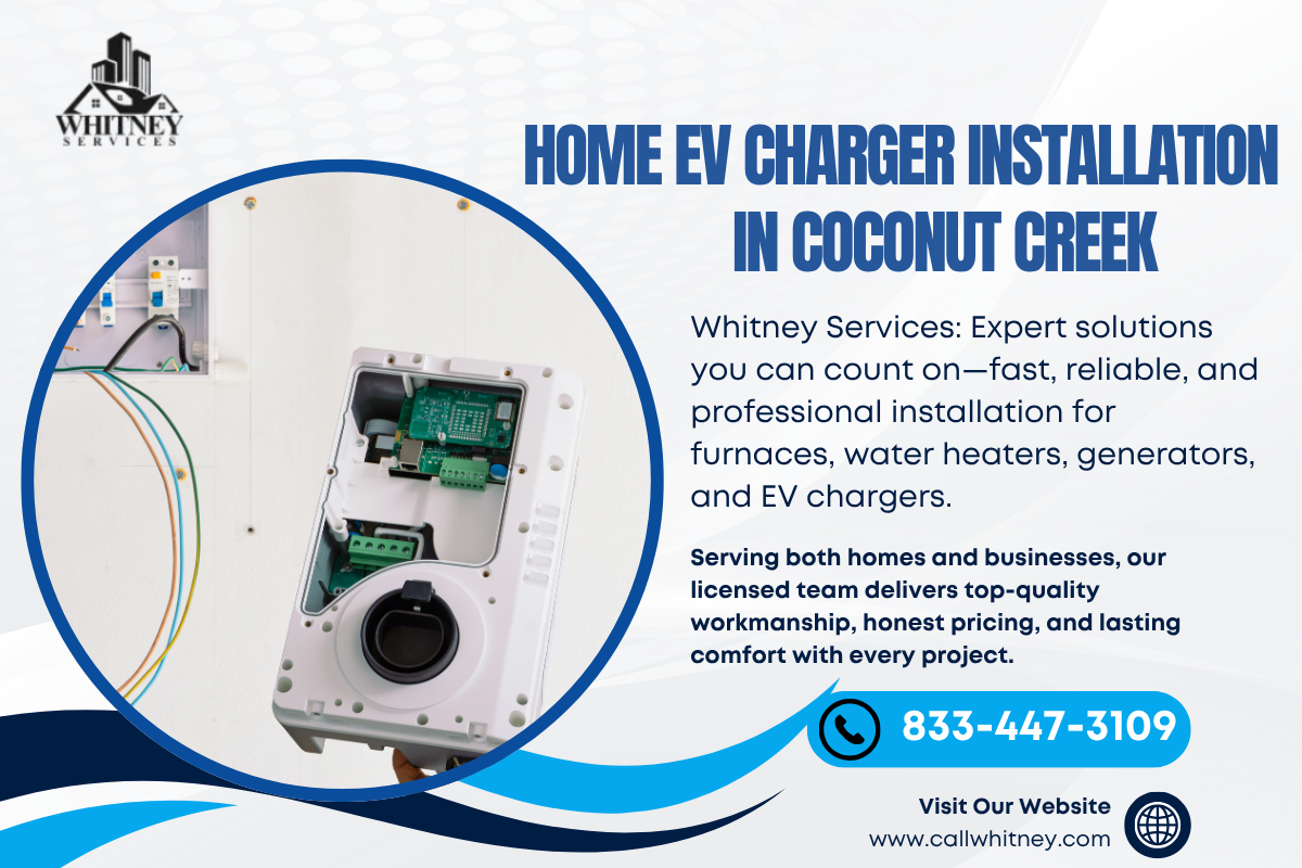 Home Ev Charger Installation In Coconut Creek