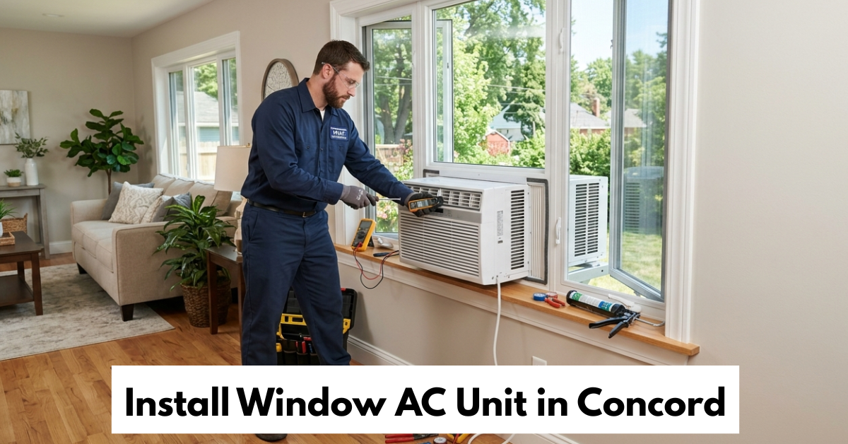 Install Window Ac Unit In Concord