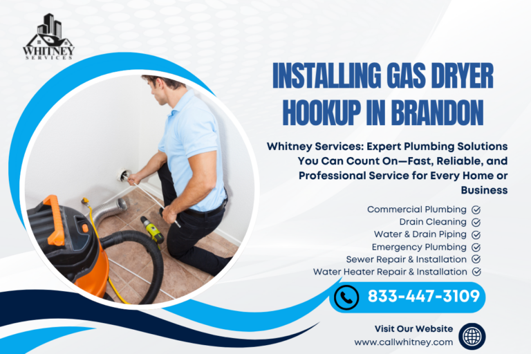 Installing Gas Dryer Hookup In Brandon