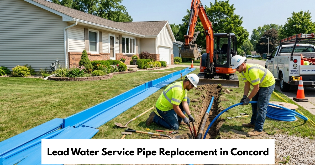 Lead Water Service Pipe Replacement In Concord