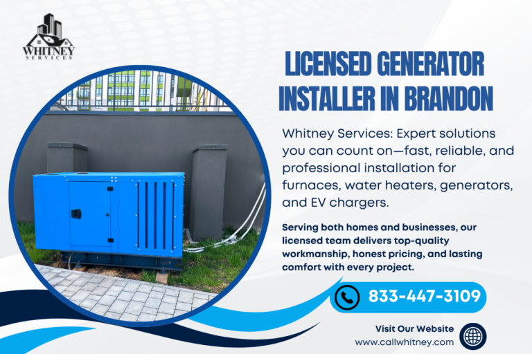 Licensed Generator Installer In Brandon